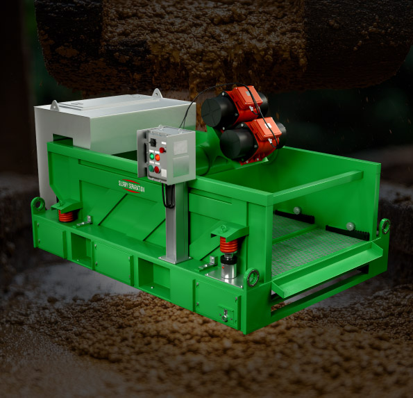 Patented Slurry Separation Vacuum Dewatering System